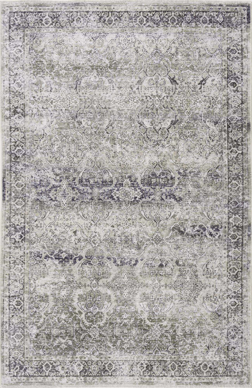 Gray Holi-4607 Washable Area Rug - Clearance