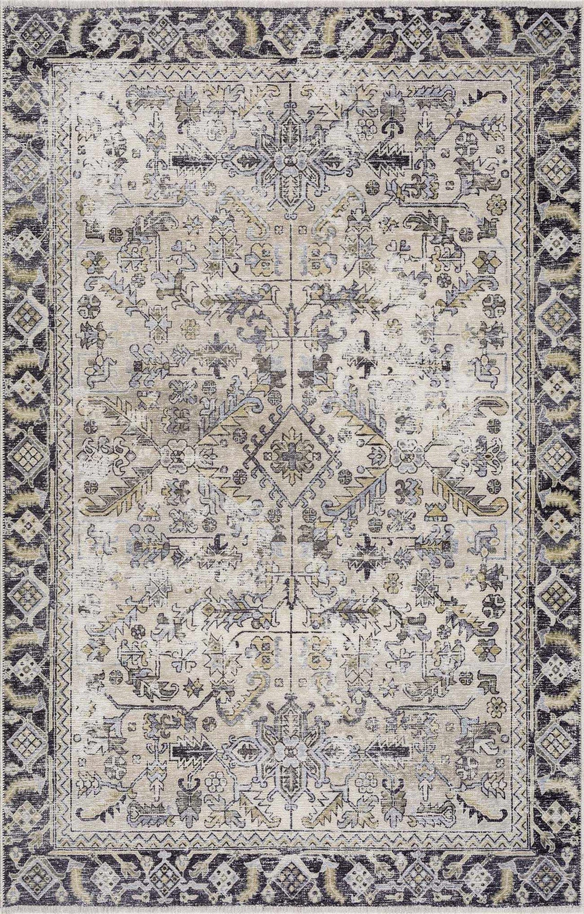 Holi-4606 Washable Area Rug - Clearance