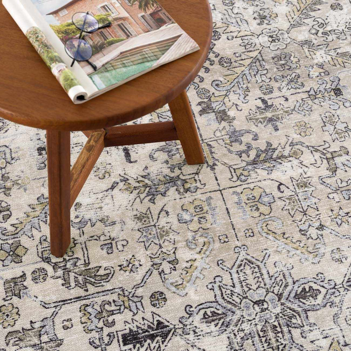Holi-4606 Washable Area Rug - Clearance