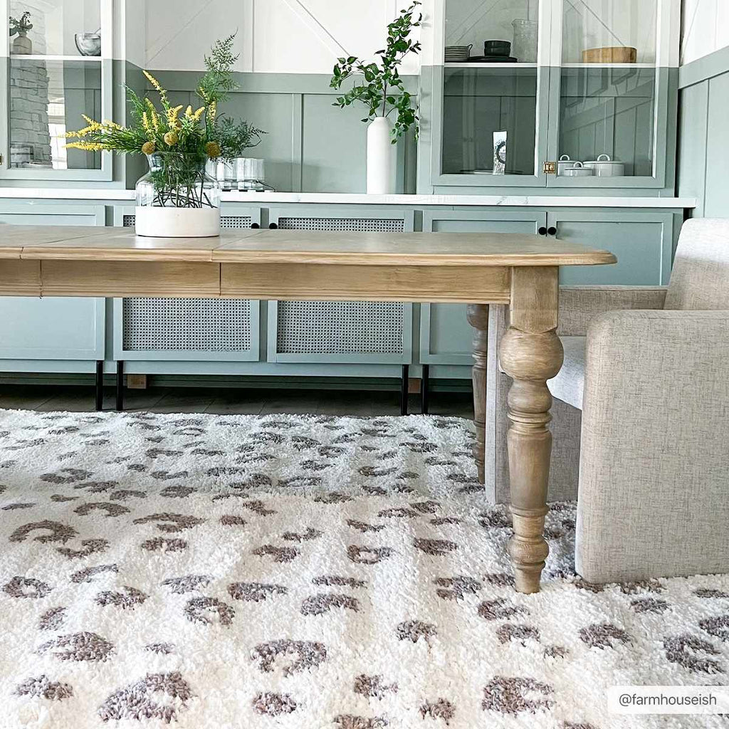 Zhen Pink Spots Leopard Rug - Clearance