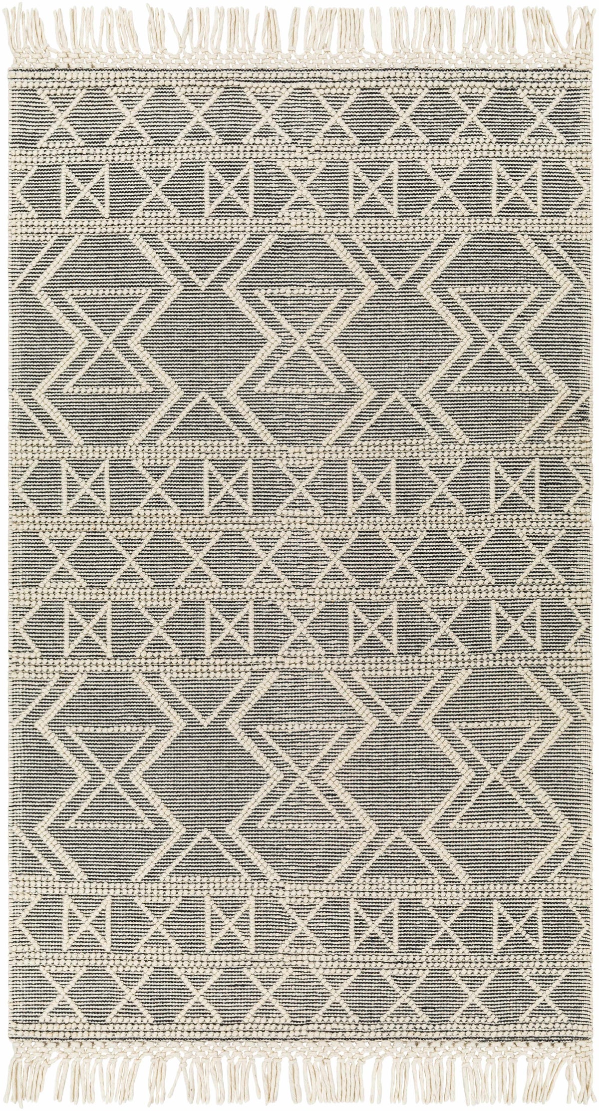 Aziel Wool Rug with Tassels - Clearance