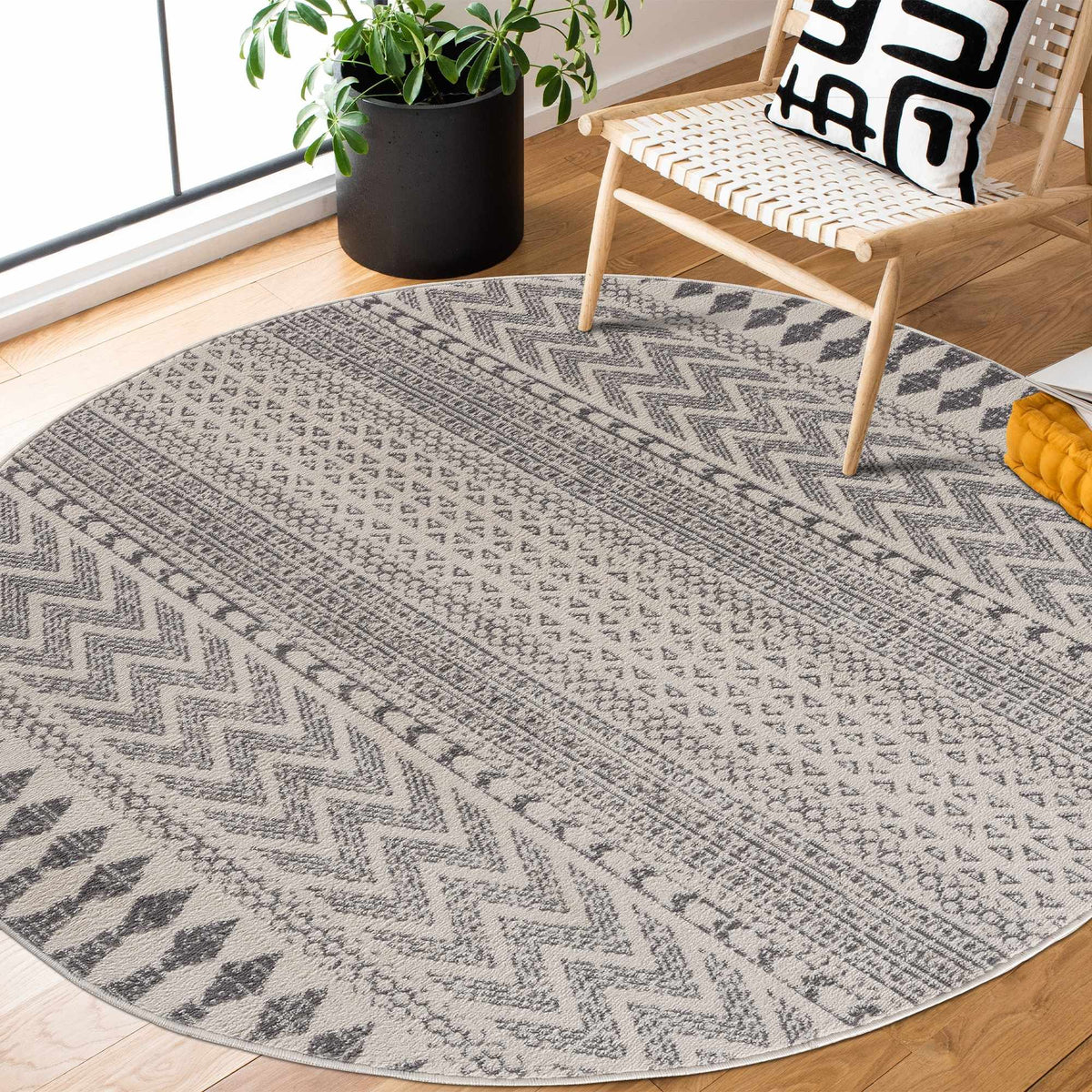 Tigri Aztec Ivory & Gray 2311 Rug - Clearance