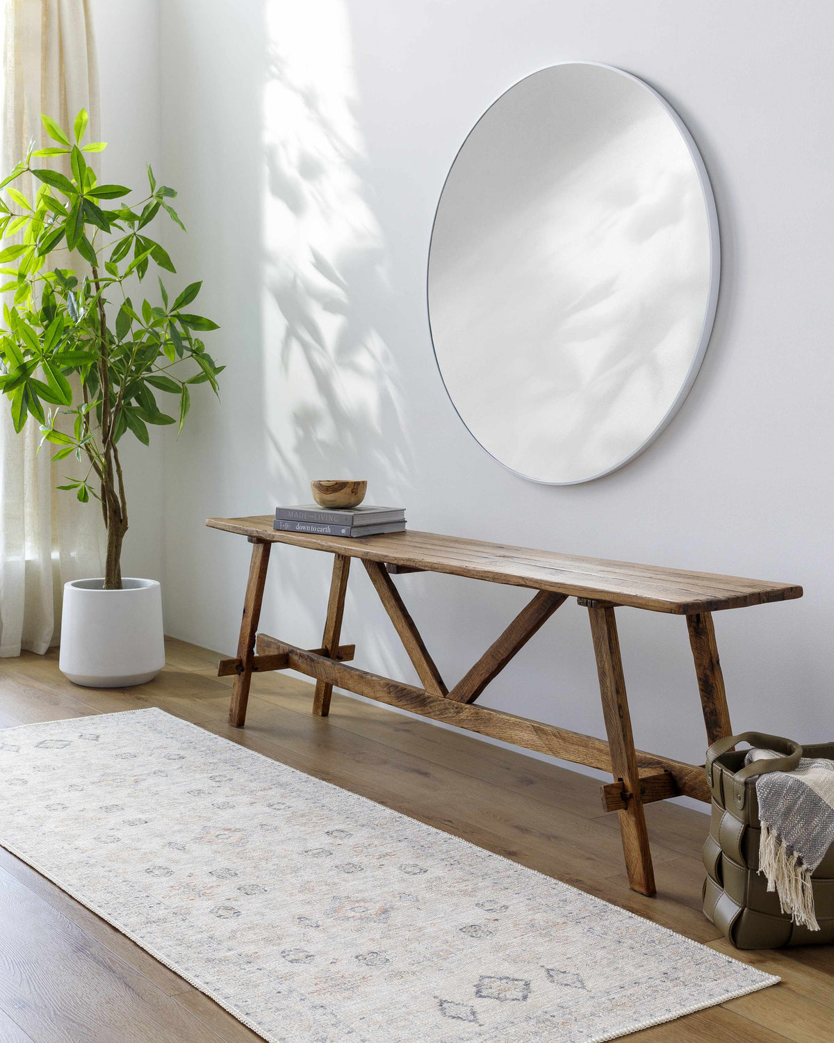 Beige Beckett Washable Rug