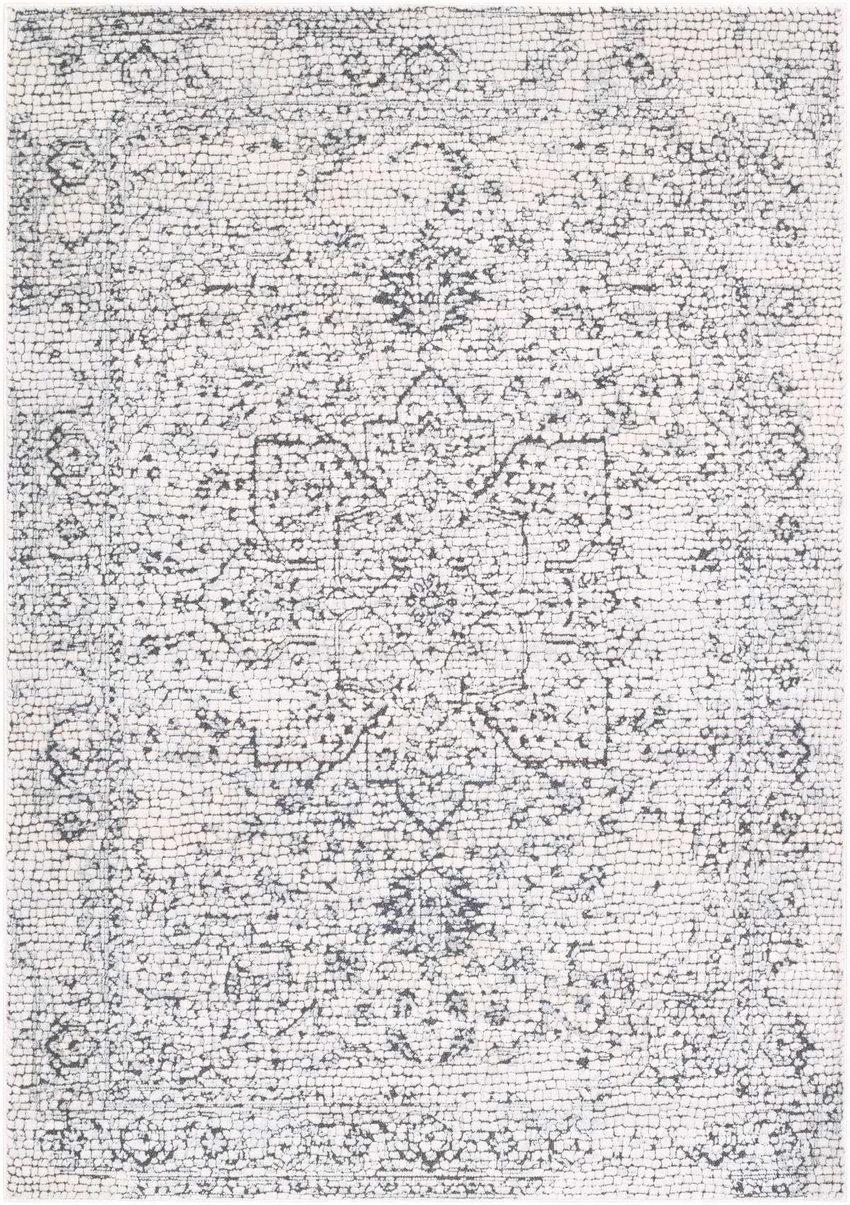 Bosphorus Black Mosaic Rug - Clearance
