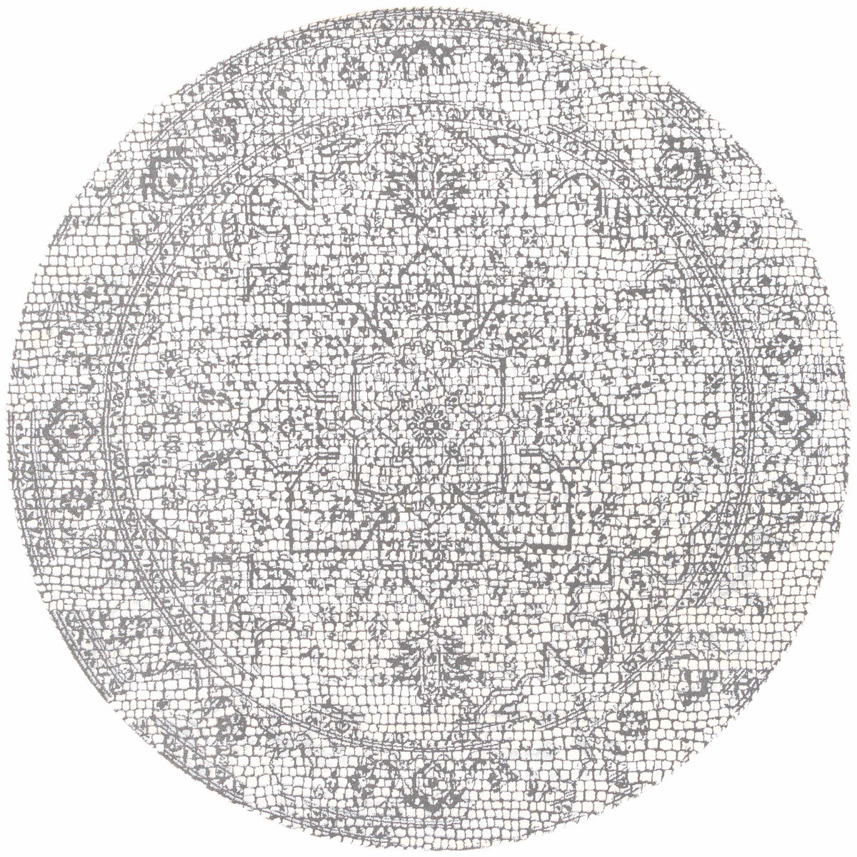 Bosphorus Black Mosaic Rug - Clearance