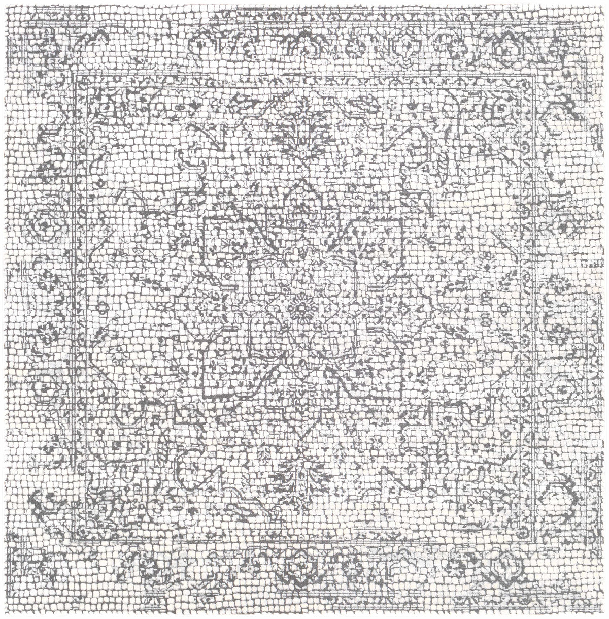 Bosphorus Black Mosaic Rug - Clearance