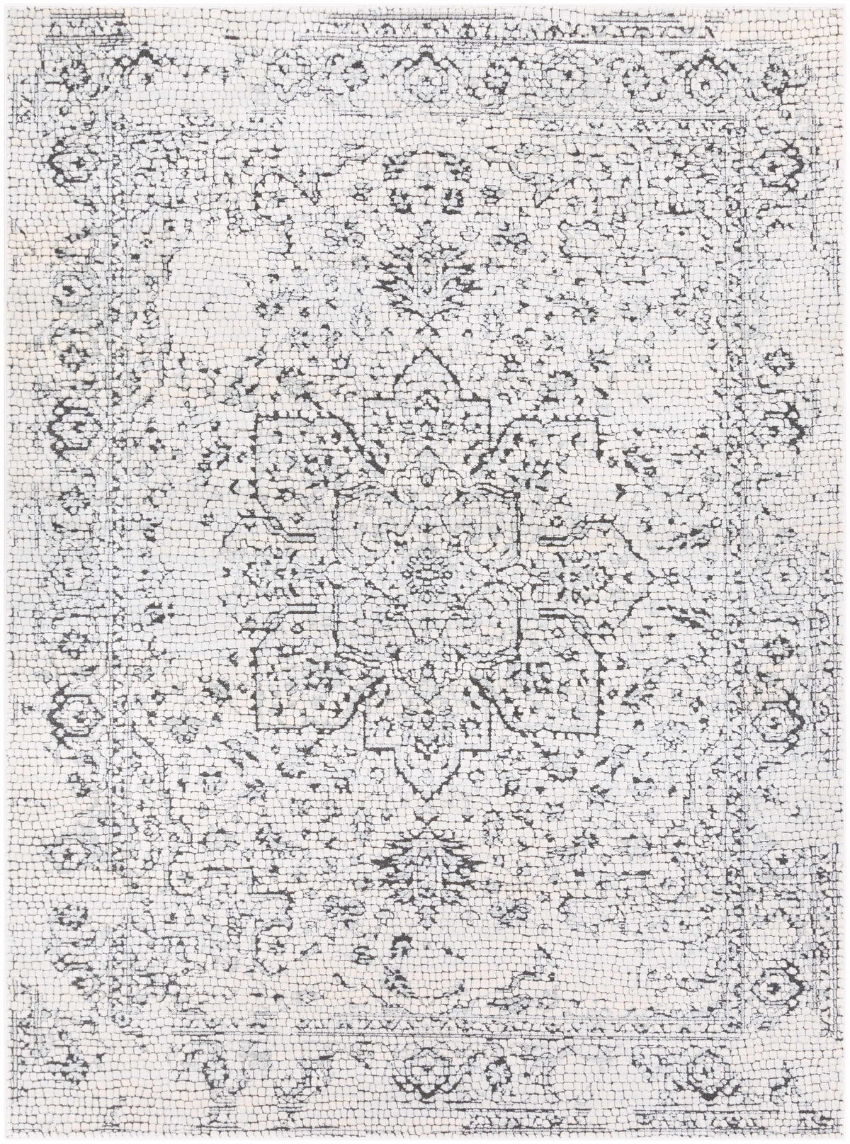 Bosphorus Black Mosaic Rug - Clearance