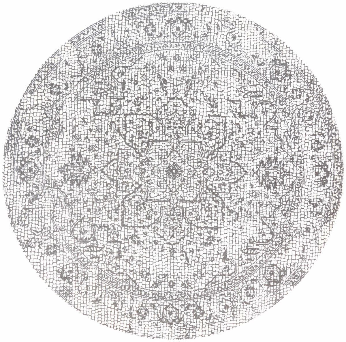 Bosphorus Black Mosaic Rug - Clearance