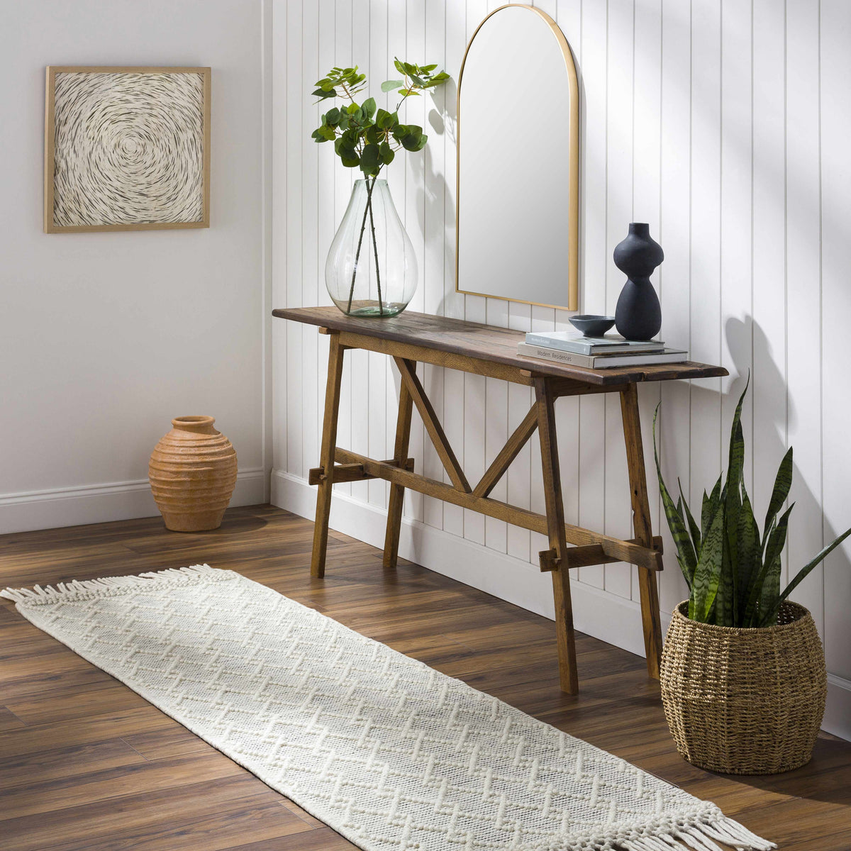 Diata Wool Rug with Tassels - Clearance