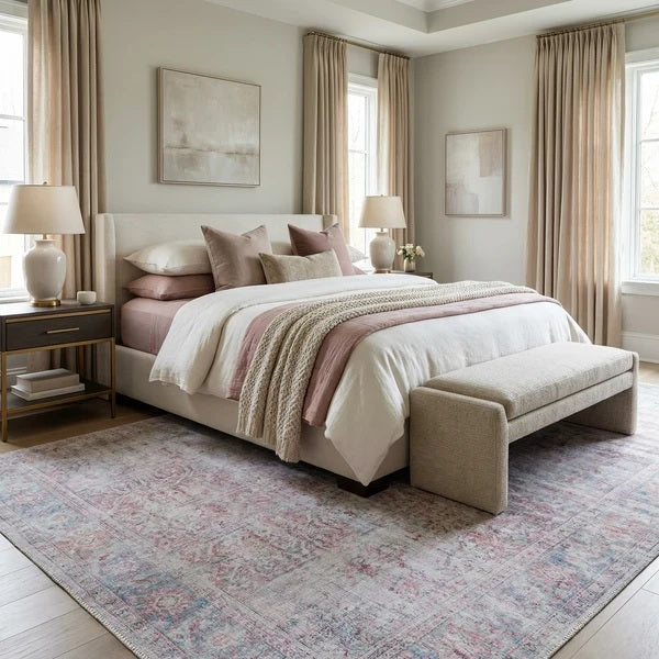 Dare Distressed Washable Rug