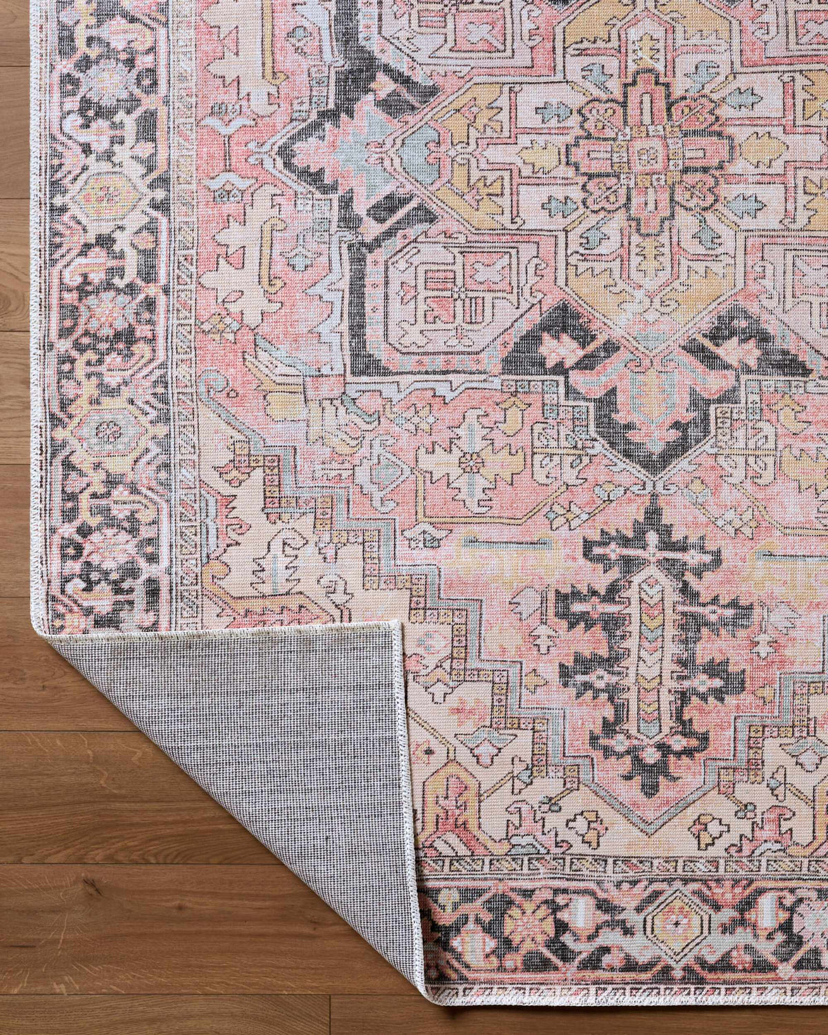 Nadia Dust Pink Area Rug - Clearance