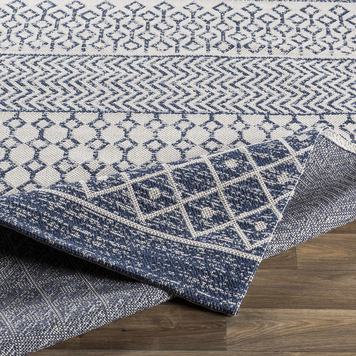 Flockton Washable Area Rug - Clearance