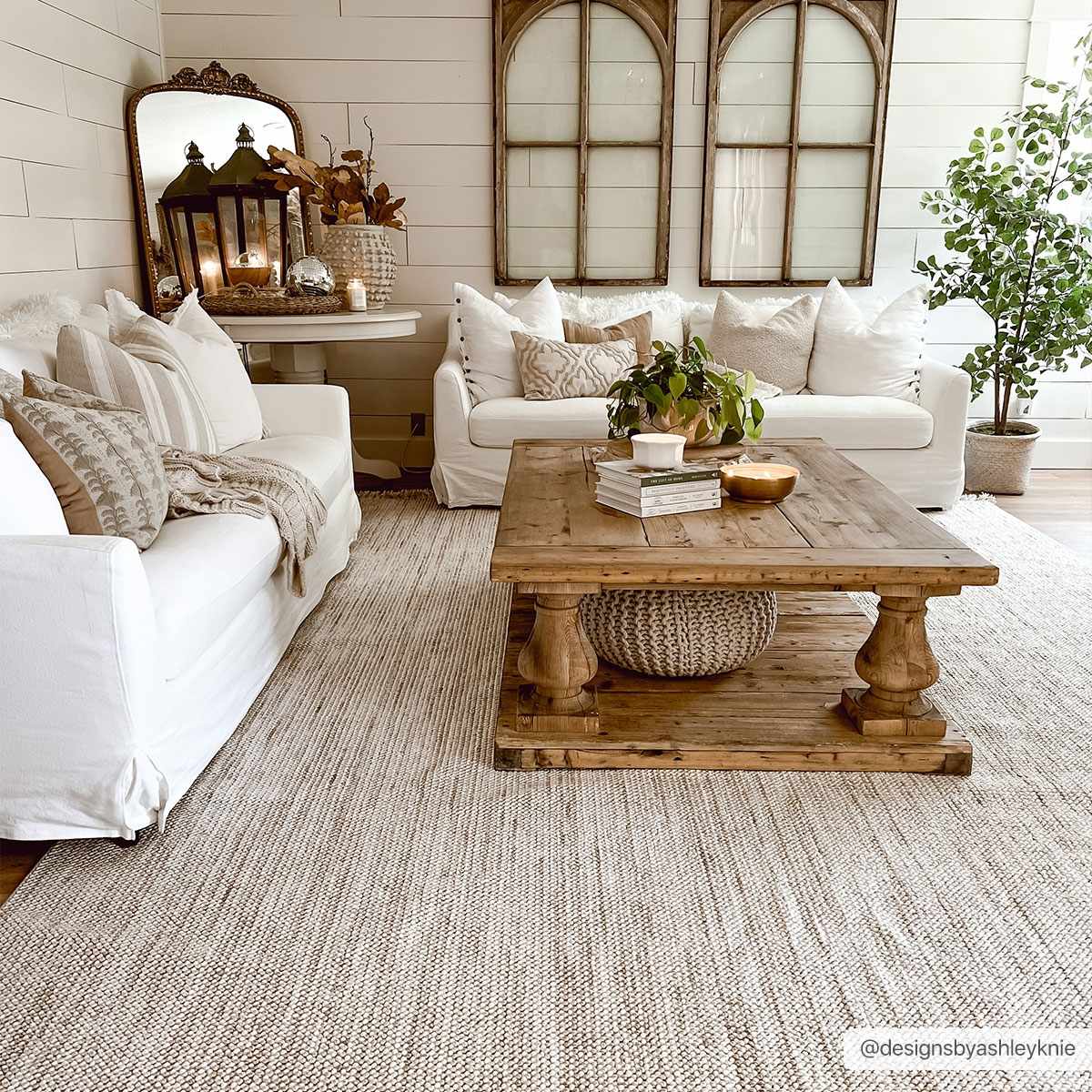 Terra Weave Sahara Beige Farmhouse Rug