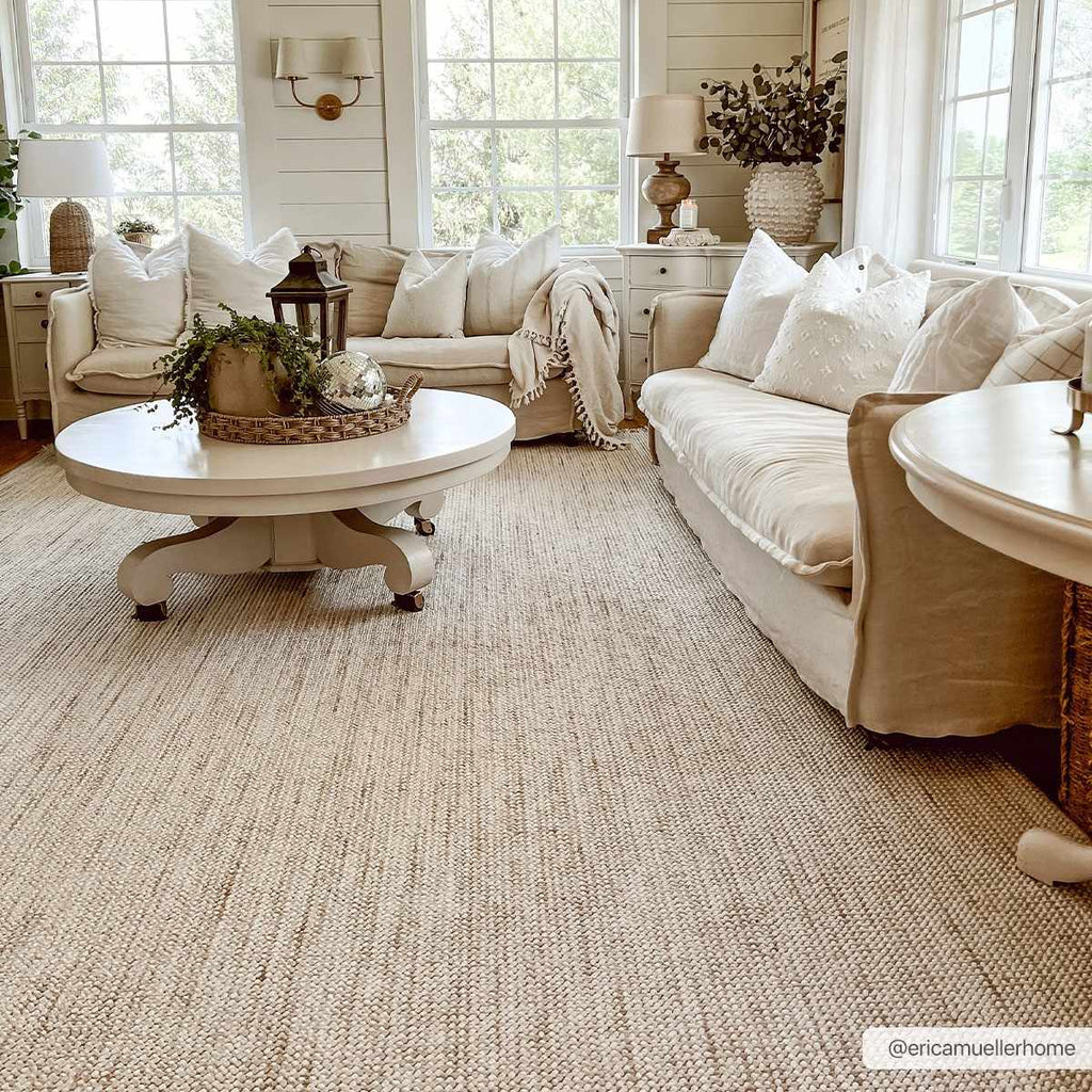 Terra Weave Sahara Beige Farmhouse Rug