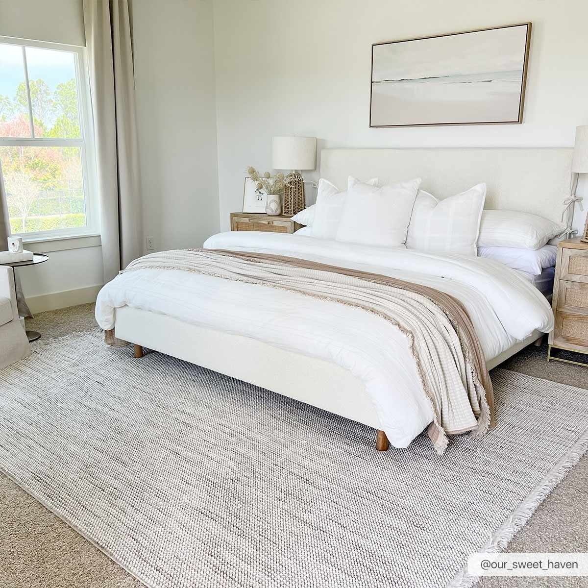 Terra Weave Sahara Beige Farmhouse Rug
