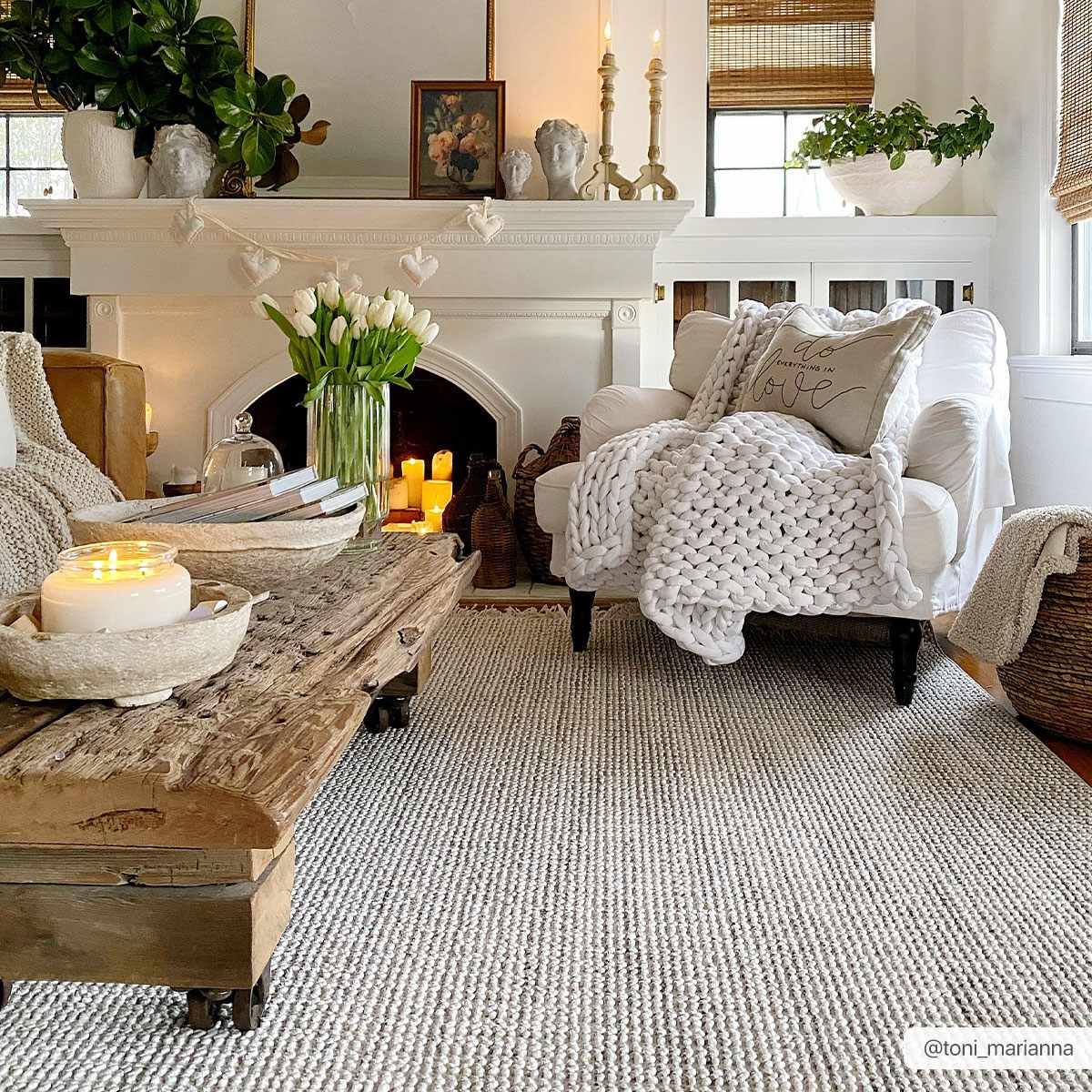 Terra Weave Sahara Beige Farmhouse Rug