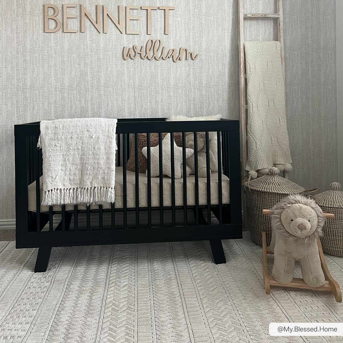 Ivory Cira Textured Trellis Fringe Area Rug - Clearance