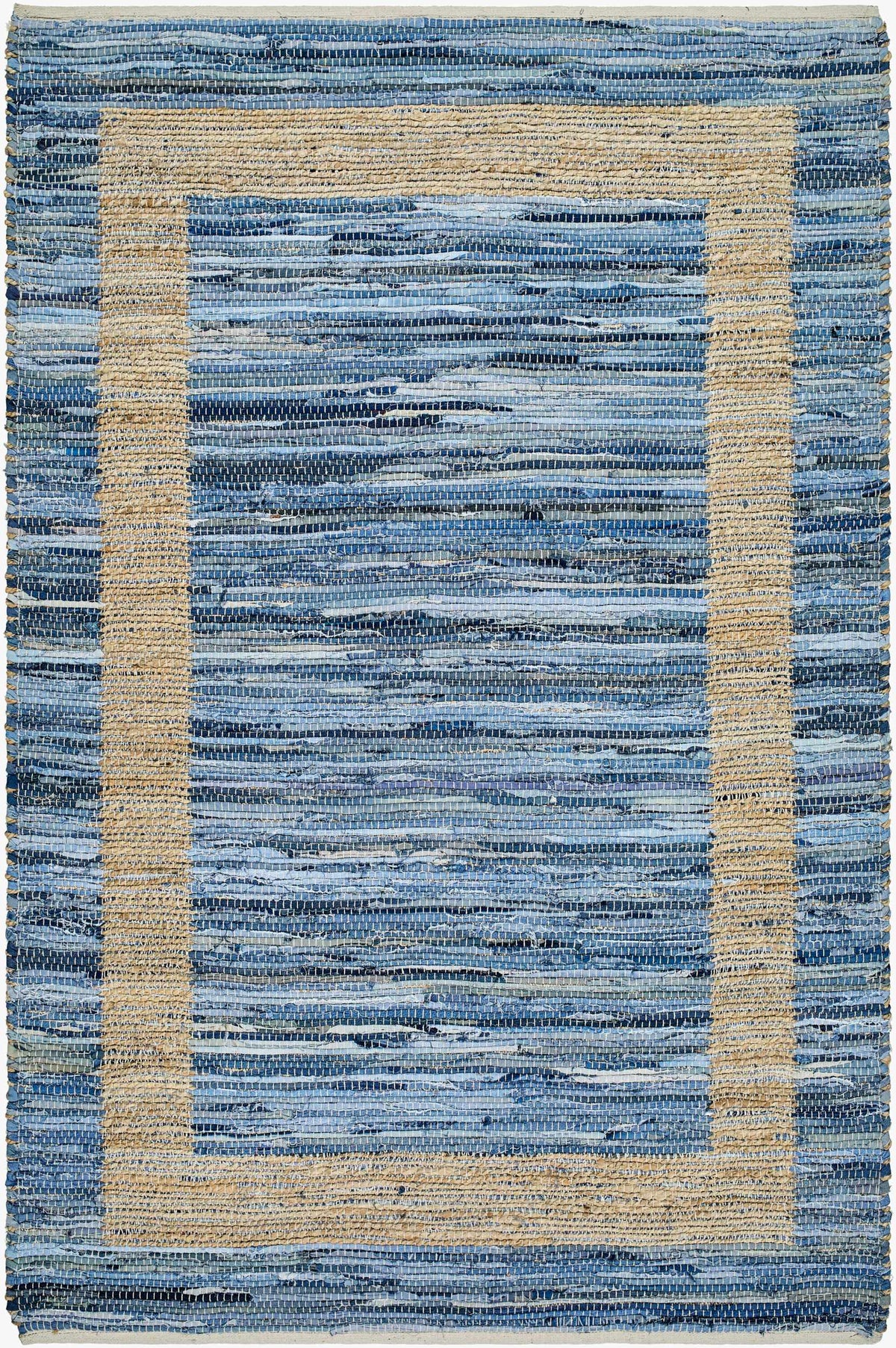 Ghita Recycled Blue Jean Rug - Clearance