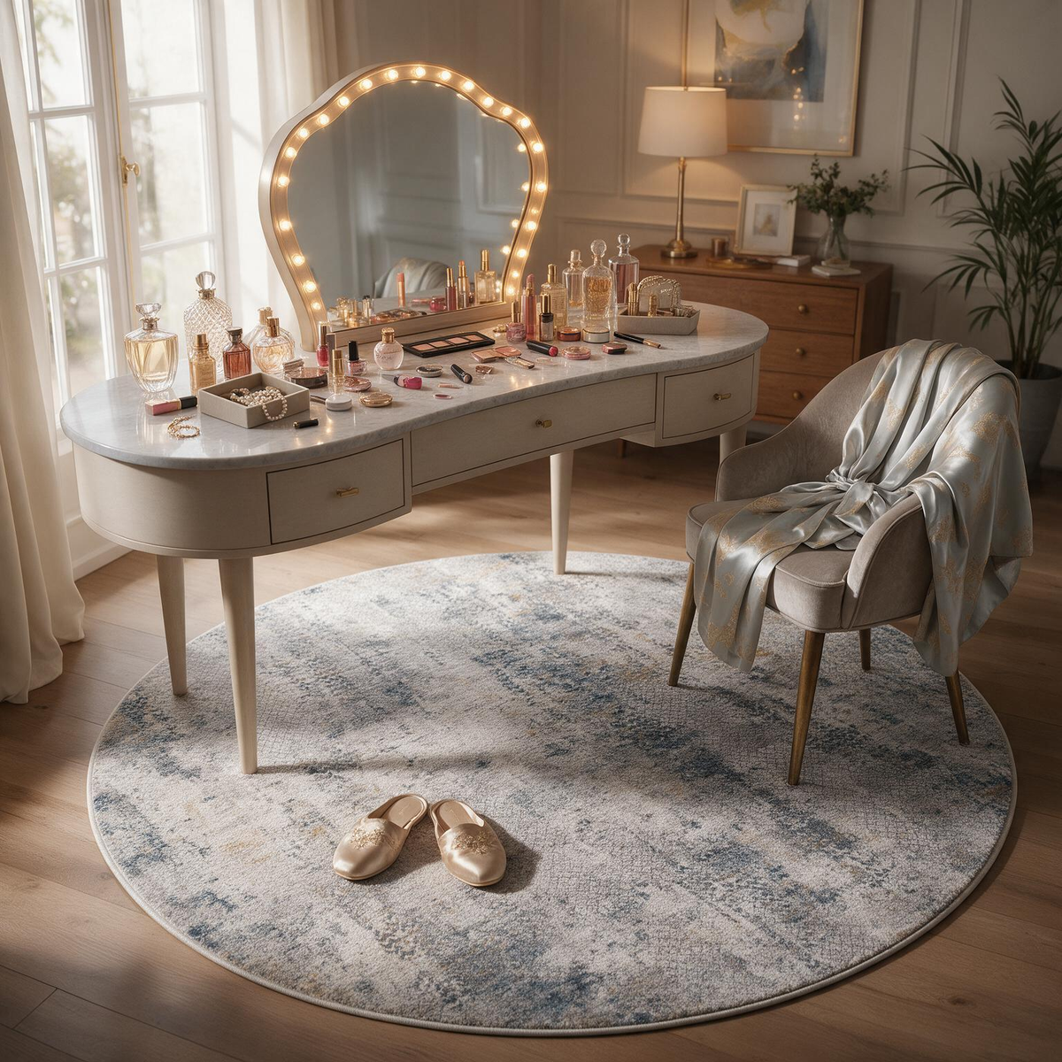 Odell Abstract Luxe Fringe Rug