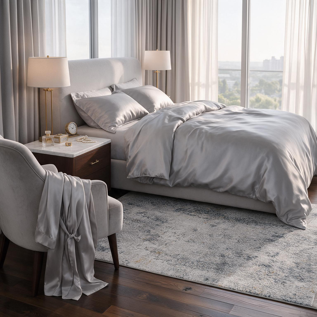 Odell Abstract Luxe Fringe Rug