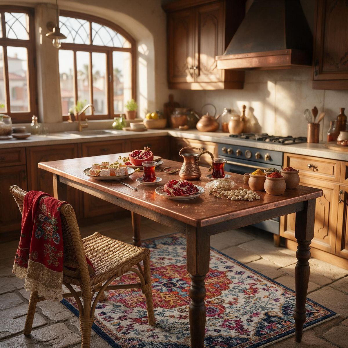 Bodrum Lite Colorful Rug