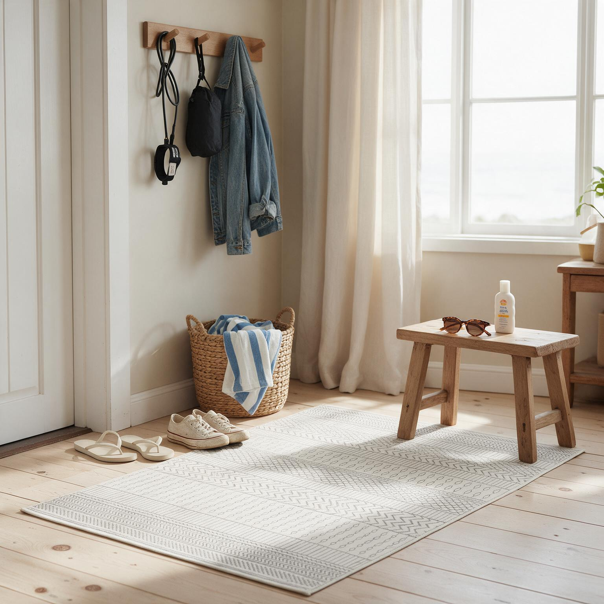 Lascassas Neutral Area Rug