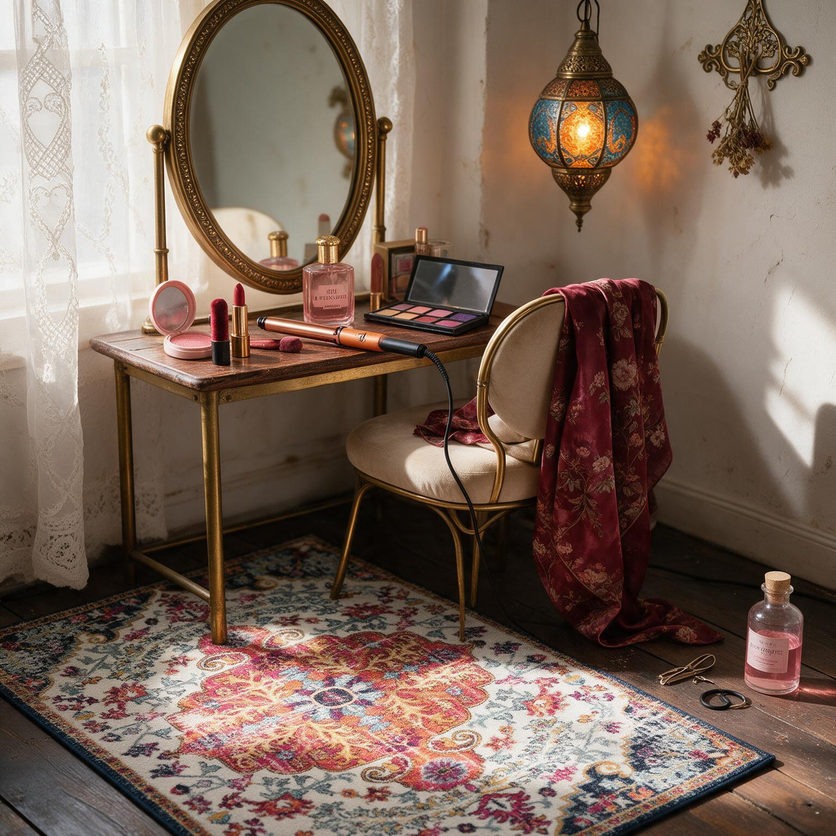 Bodrum Lite Colorful Rug