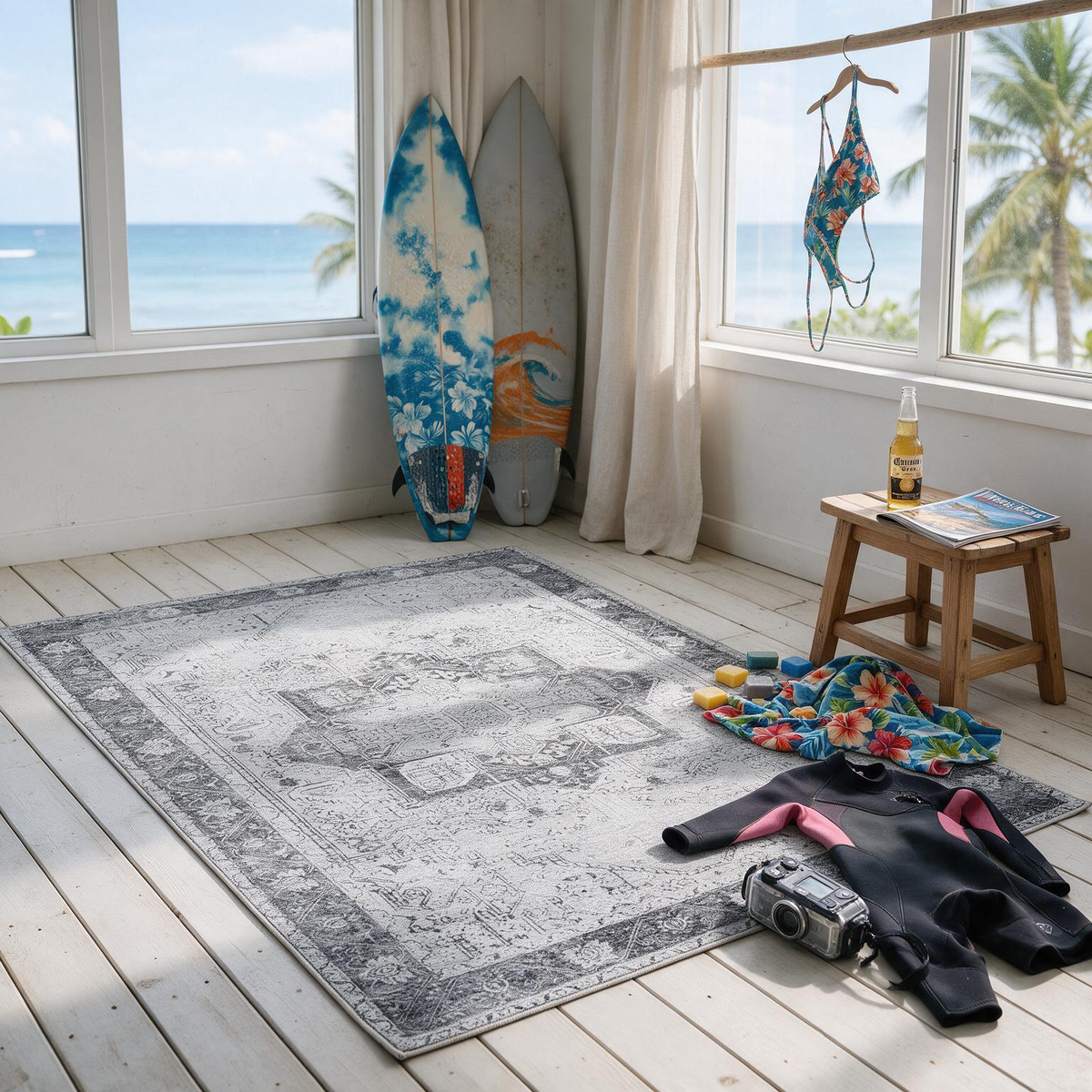 Kyan Washable Runner / Area Rug