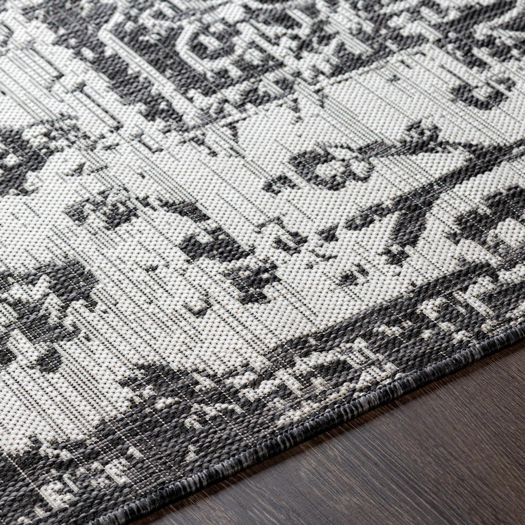 Charcoal Kilmacolm Indoor & Outdoor Area Rug - Clearance