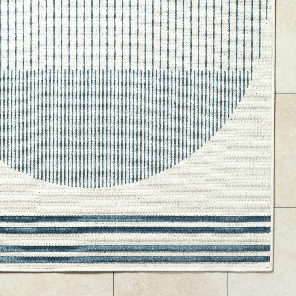 Nabil Midnight Blue Outdoor Area Rug - Clearance