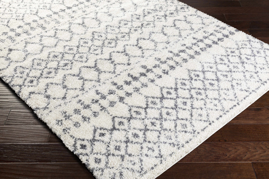 White Gray Navassa Rug - Clearance