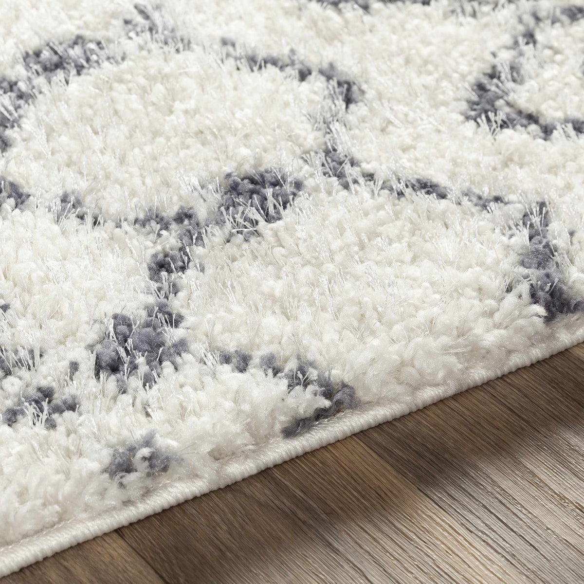 White Gray Navassa Rug - Clearance