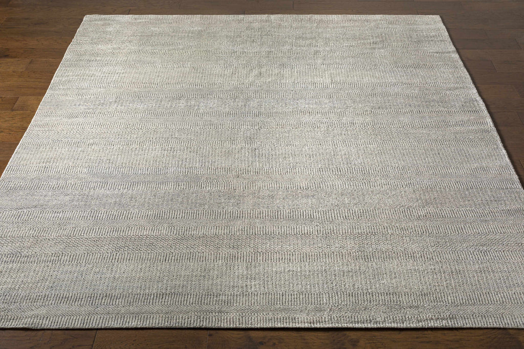 Ocate Gray Wool Area Rug - Clearance