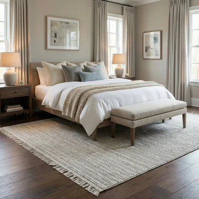 Terra Weave Meadow Cream Farmhouse Rug