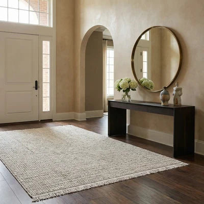 Terra Weave Meadow Cream Farmhouse Rug