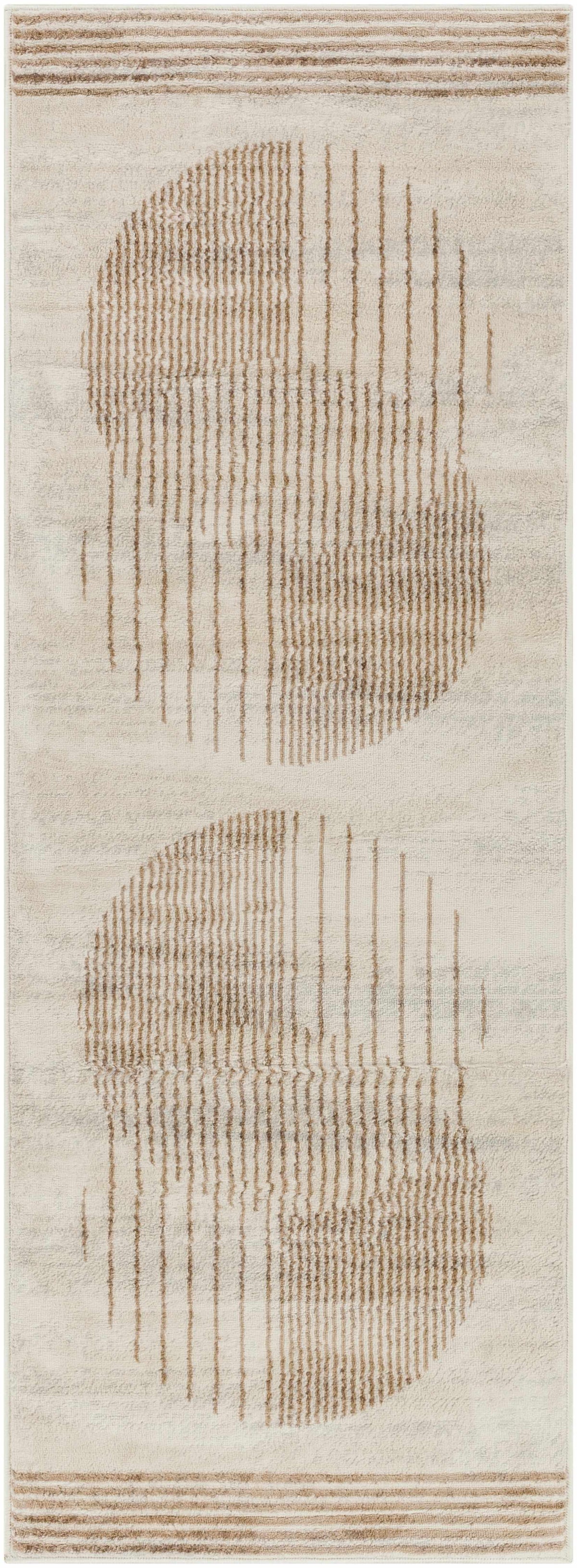 Zeke Geometric Nutmeg Rug - Clearance