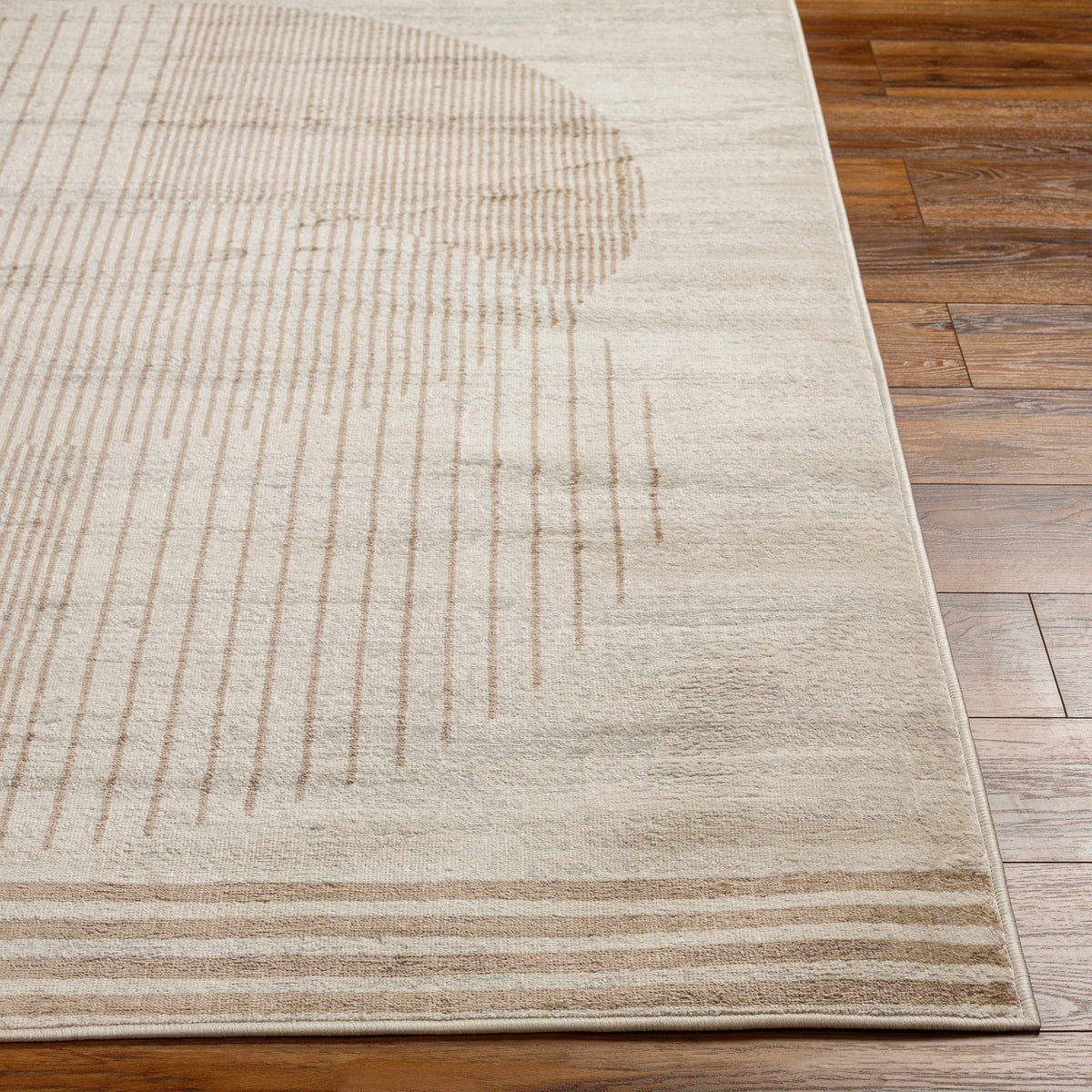 Zeke Geometric Nutmeg Rug - Clearance