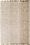 Penha Beige Monochrome Wool Area Rug - Clearance