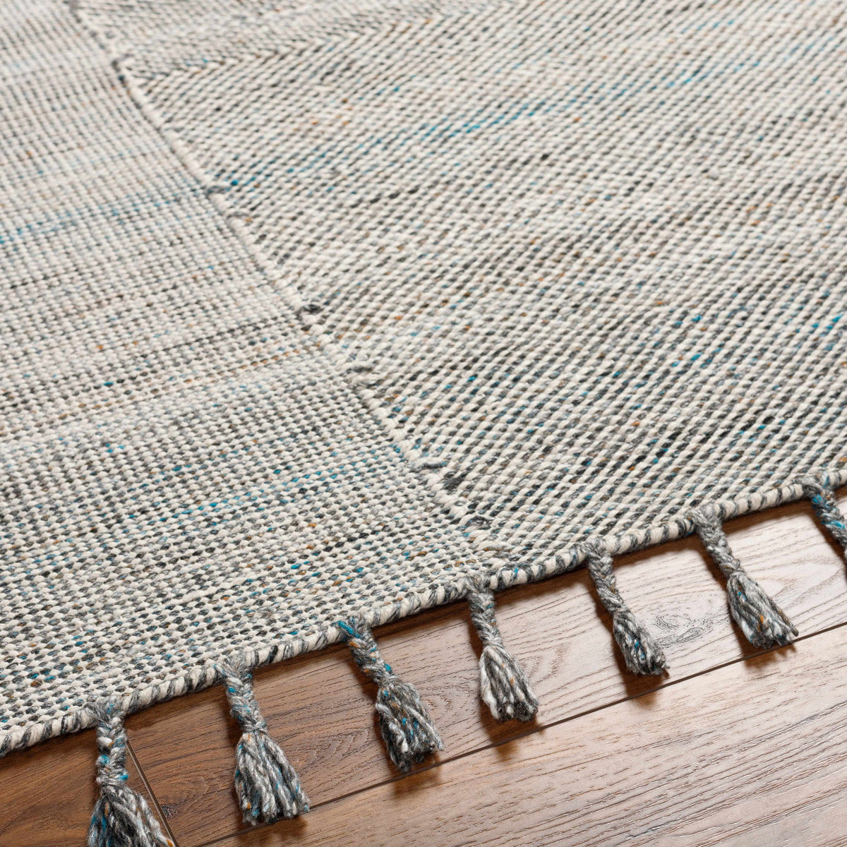 Anaya Beige & Teal Area Rug - Clearance