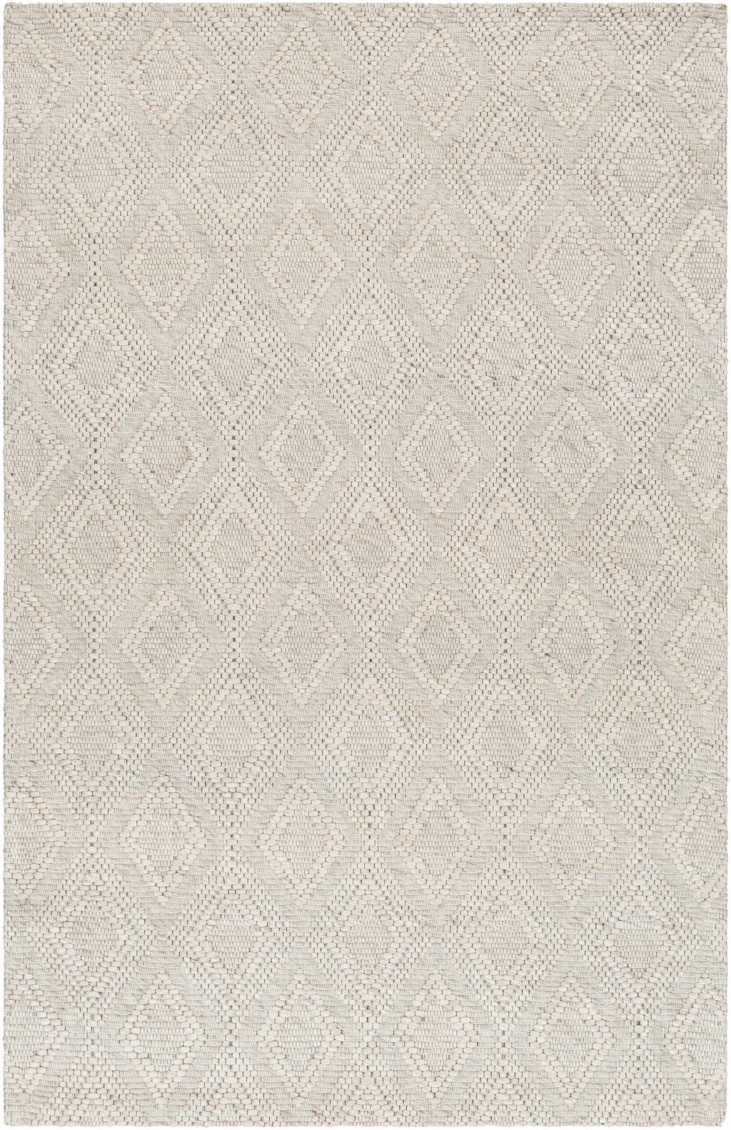Kasib Beige Hand Woven Area Rug - Clearance