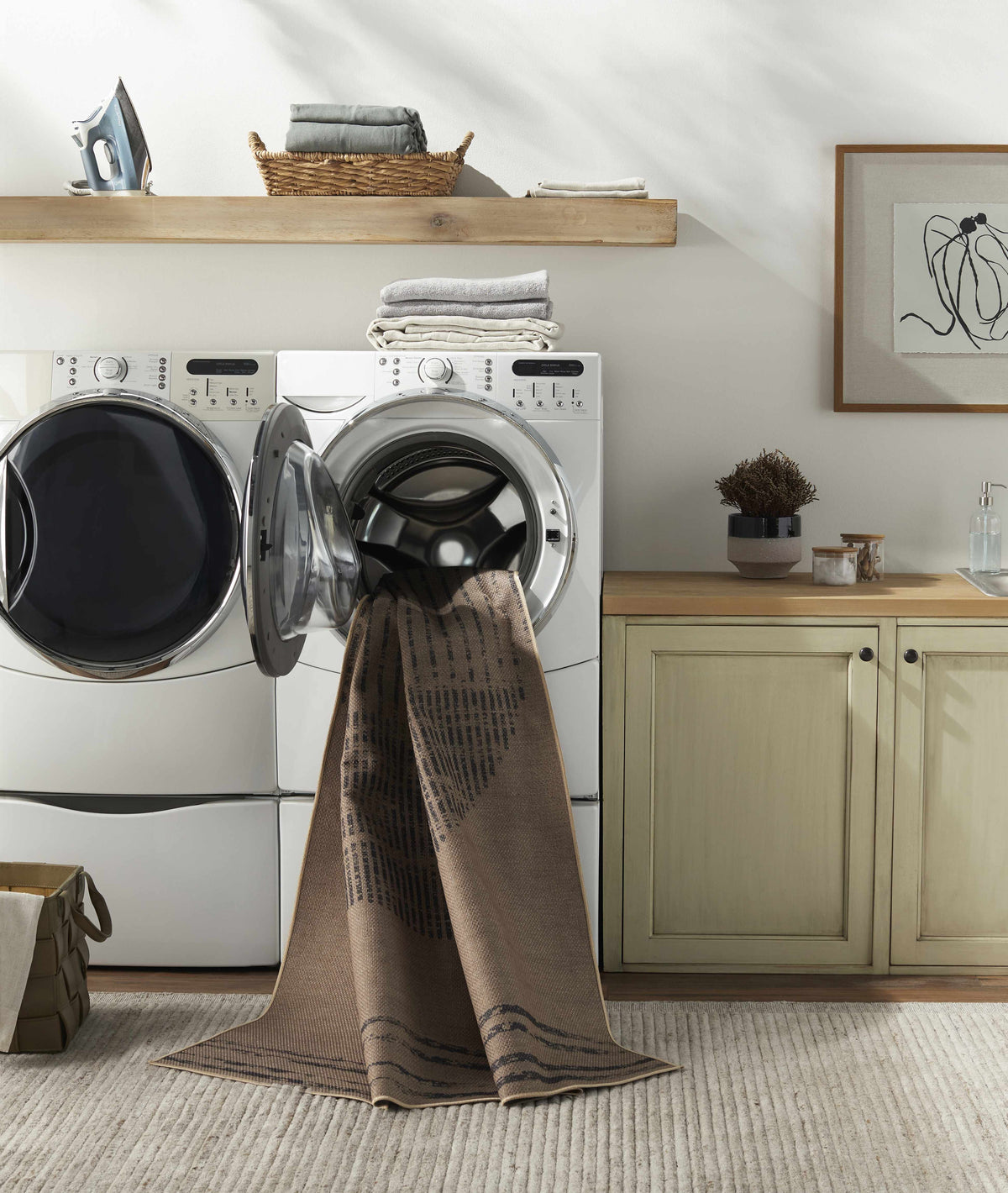 Yuki Washable Area Rug - Clearance