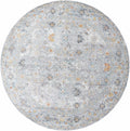 Finn Silver Blue Area Rug - Clearance