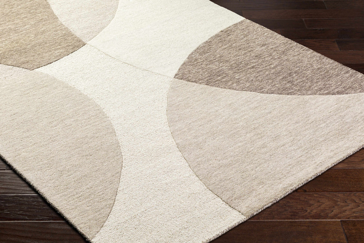 Cassiopeia Dark Brown & Beige Area Rug - Clearance