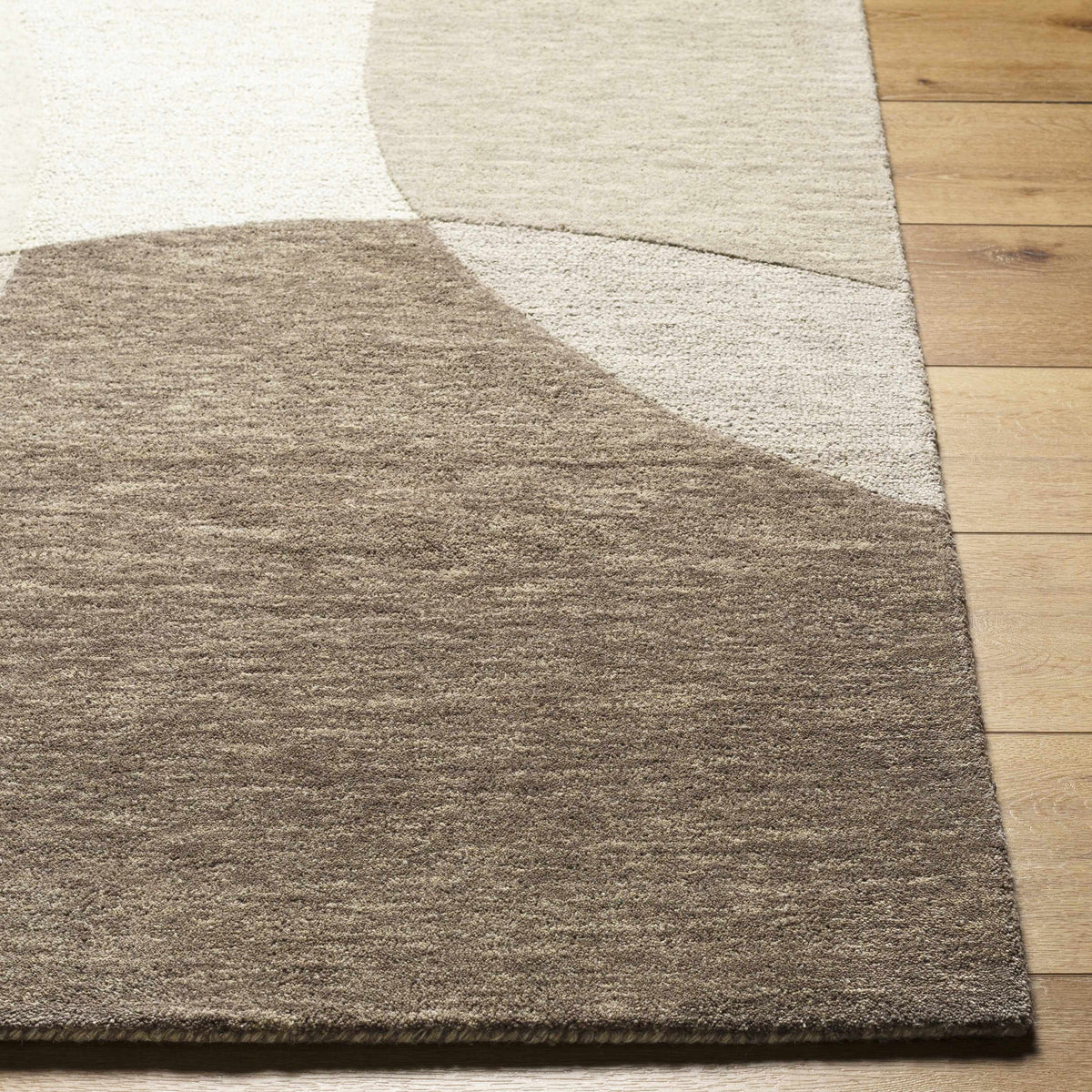 Cassiopeia Dark Brown & Beige Area Rug - Clearance