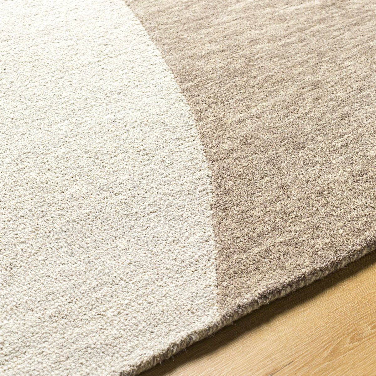 Cassiopeia Dark Brown & Beige Area Rug - Clearance