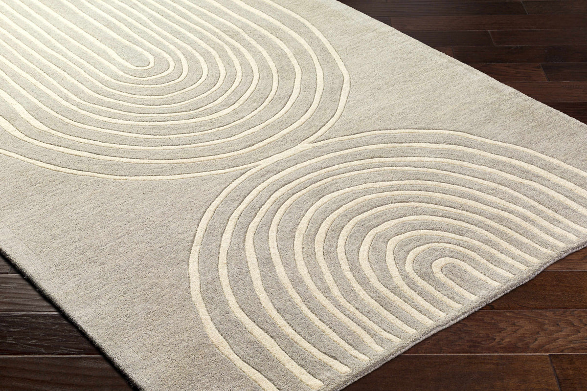 Fuat Medium Gray Area Rug - Clearance