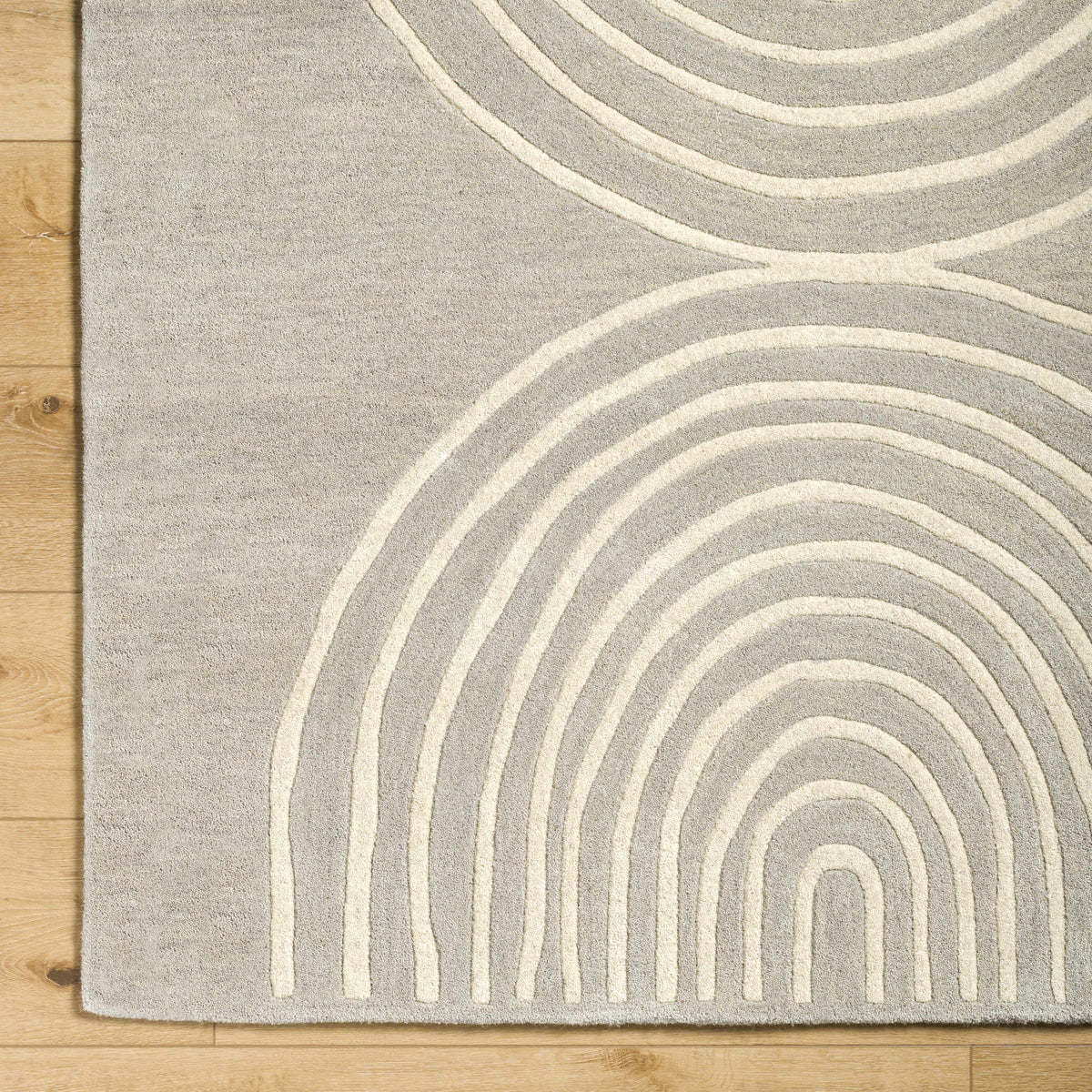 Fuat Medium Gray Area Rug - Clearance