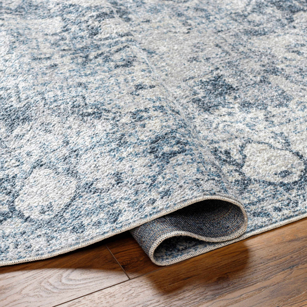 Ankti Aqua Washable Area Rug - Clearance