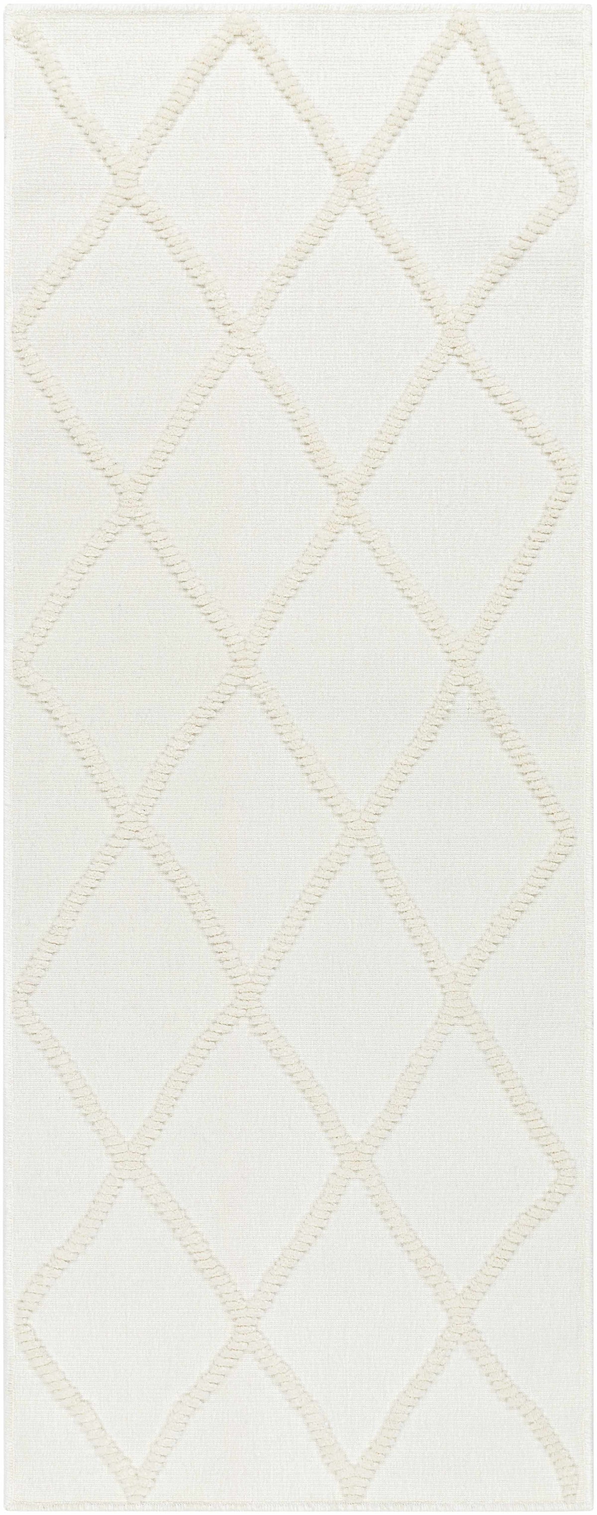 Amani White Washable Rug - Clearance