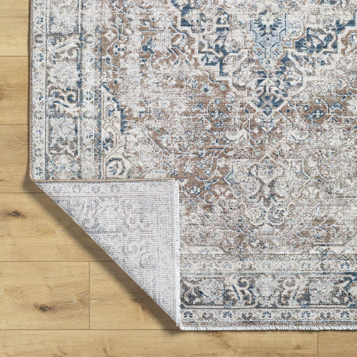 Jemma Brown Medallion Area Rug - Clearance